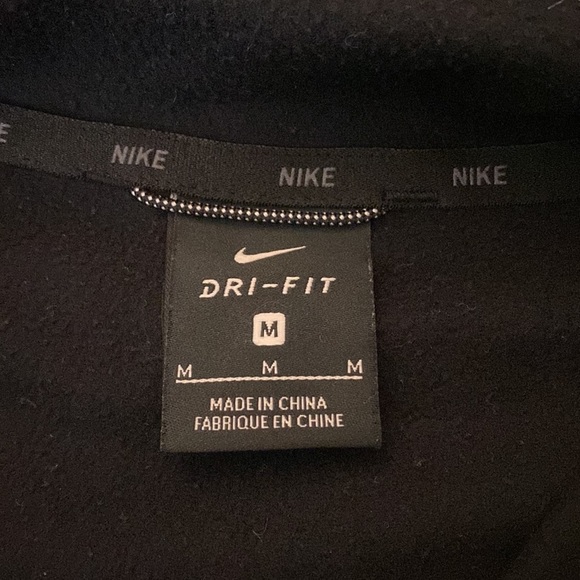 Nike Boys Black and Yellow Zip Up Sweatshirt Size M - Picture 6 of 9